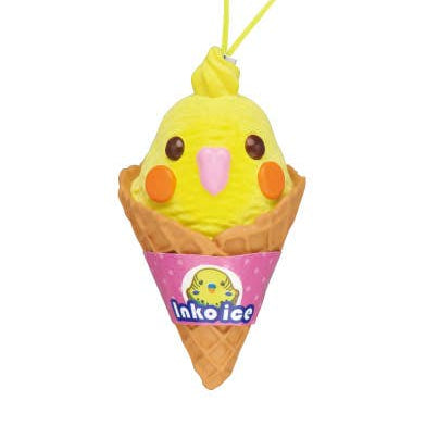 Pop Cutie California Kitan Club Parakeet Inko Ice Cream Cone With Accessory Straps Kawaii Gifts 07612374