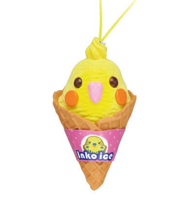 Pop Cutie California Kitan Club Parakeet Inko Ice Cream Cone With Accessory Straps Kawaii Gifts 07612374