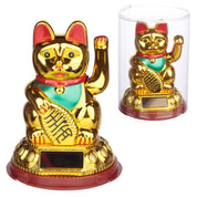 Puckator Ltd Maneki Neko Golden Lucky Cat Solar Pal Kawaii Gifts 5055071760082