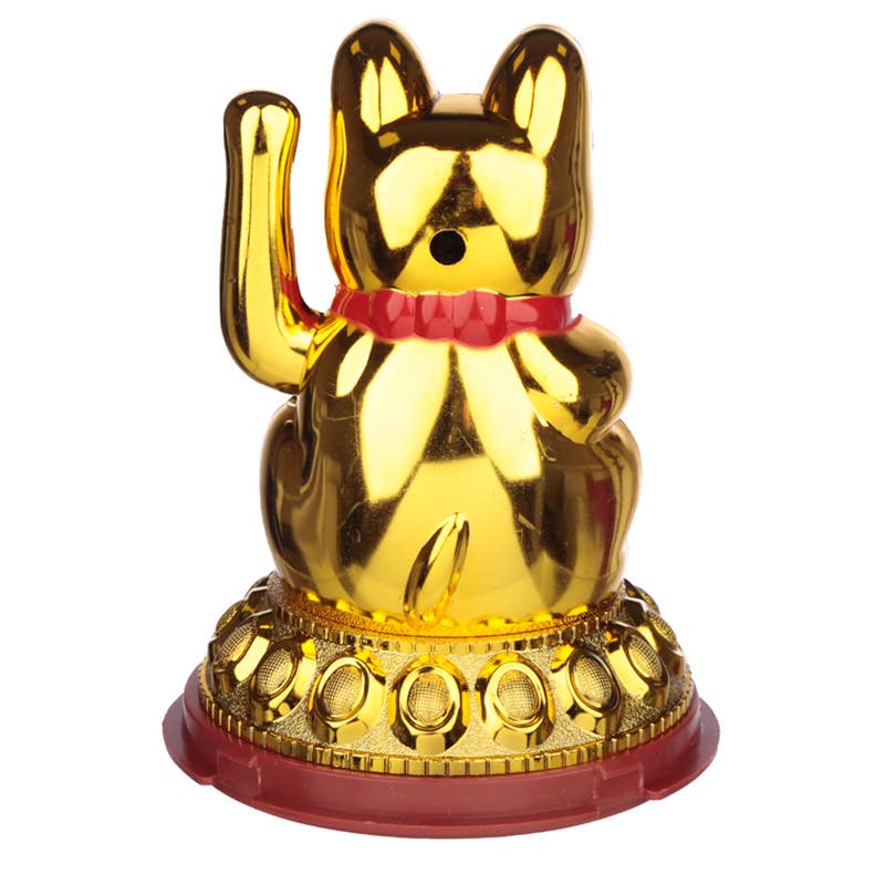 Puckator Ltd Maneki Neko Golden Lucky Cat Solar Pal Kawaii Gifts 5055071760082