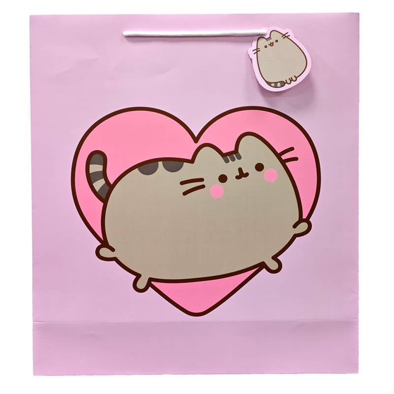 Puckator Ltd Pusheen the Cat Heart Gift Bag Extra Large Kawaii Gifts