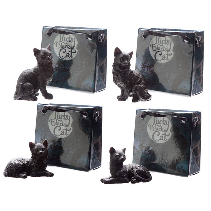 Puckator Ltd Surprise Lucky Black Cat in a Mini Gift Bag Kawaii Gifts 5055071750854