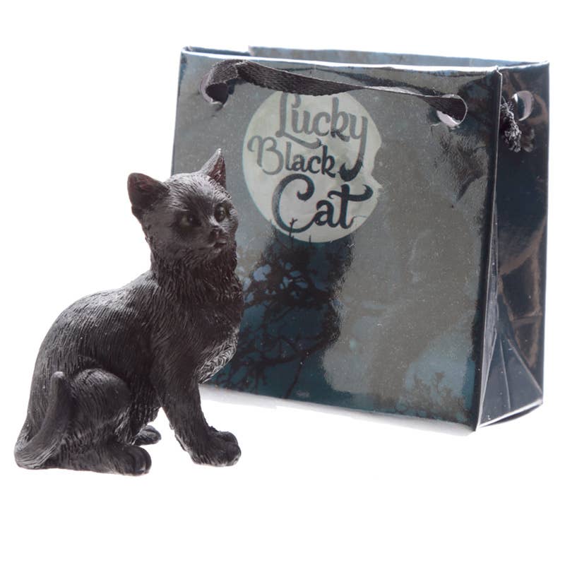 Puckator Ltd Surprise Lucky Black Cat in a Mini Gift Bag Kawaii Gifts 5055071750854
