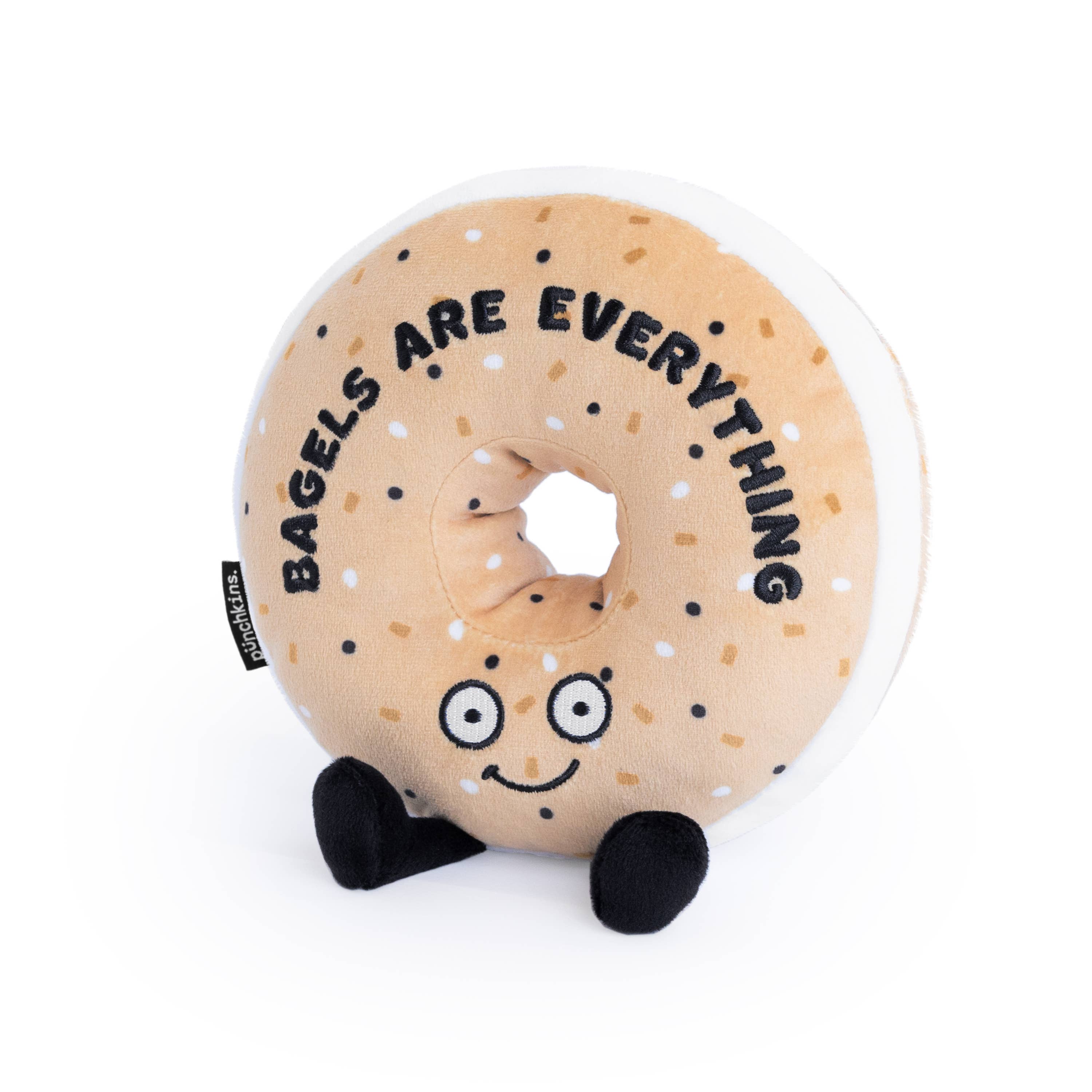 Punchkins Cute Everything Bagel Plushie, Funny Gift! Kawaii Gifts 850042202470