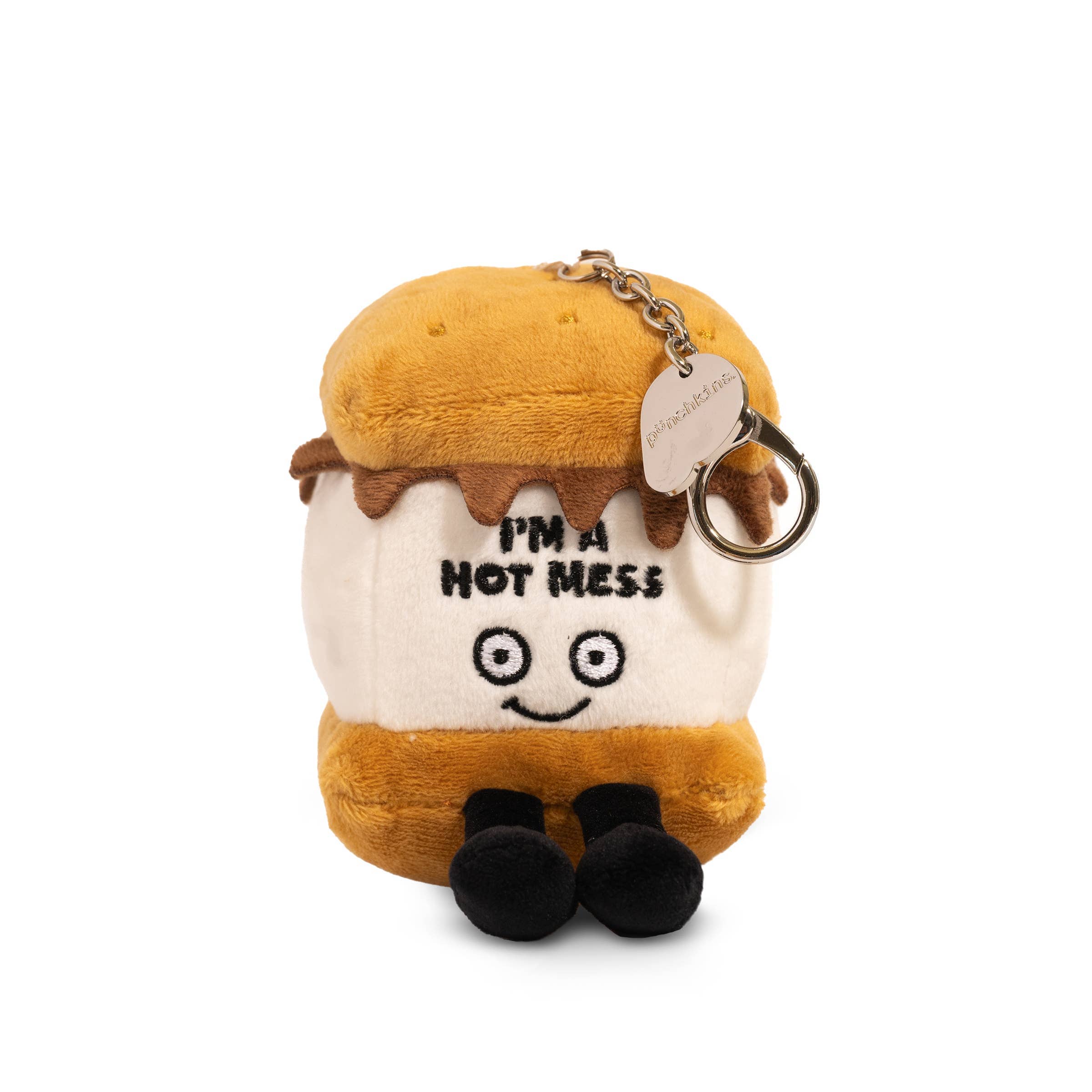 Punchkins Punchkins Hot Mess S'mores Plush Bag Charm Kawaii Gifts 850042202968