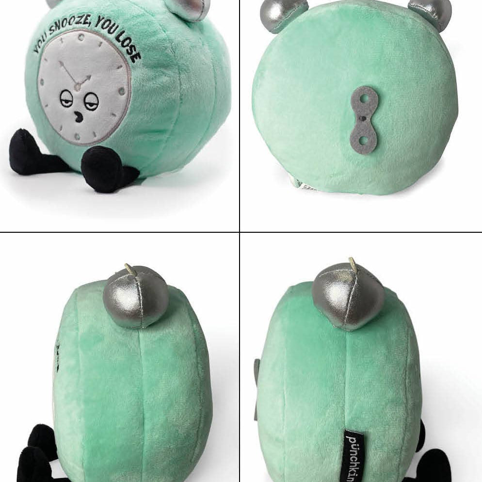 Punchkins "You Snooze, You Lose" Plush Clock Kawaii Gifts