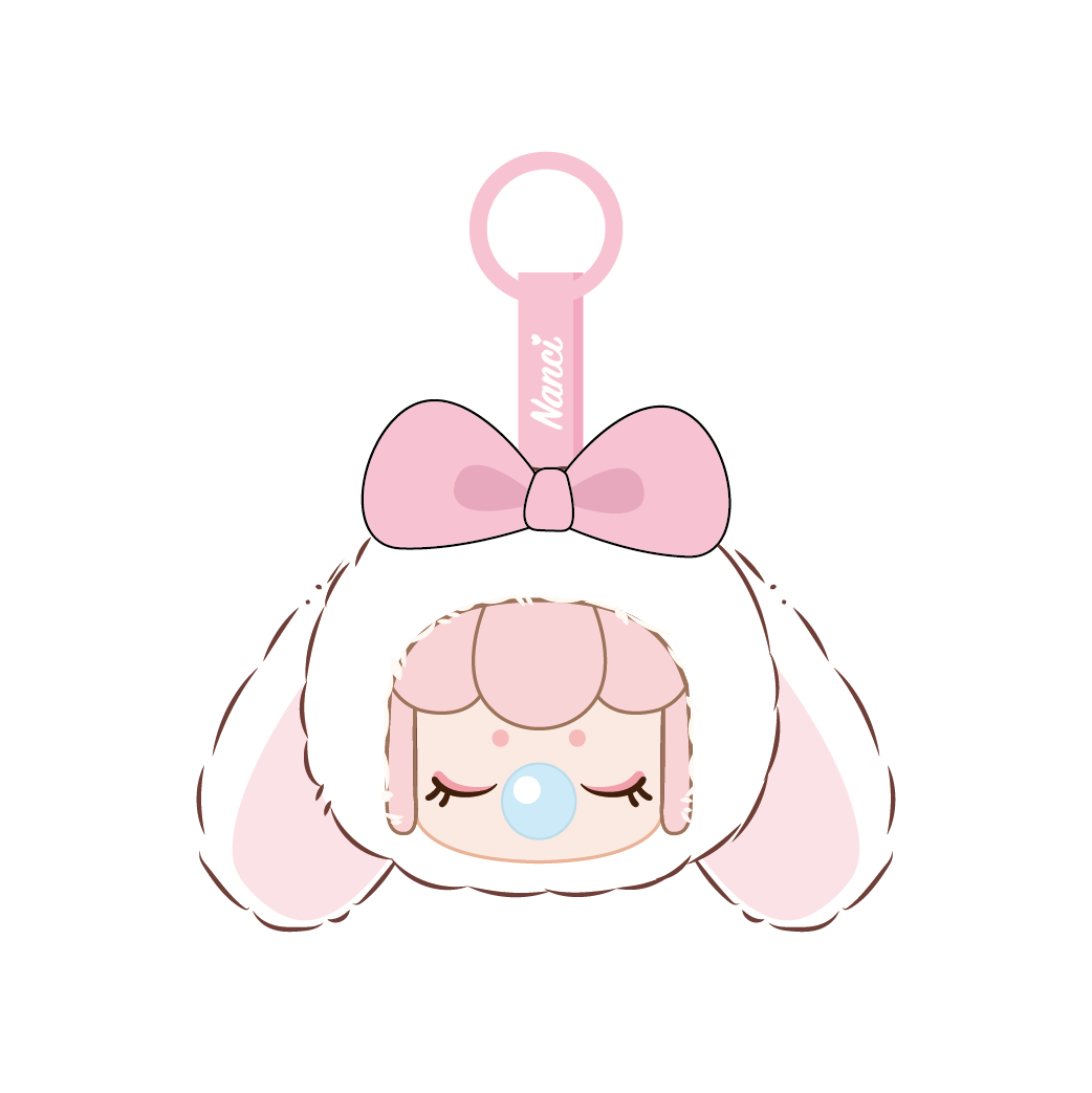 Robotime Nanci Plush Pendant Bag Charms: Bear, Bunny, Kitty Bunny Kawaii Gifts