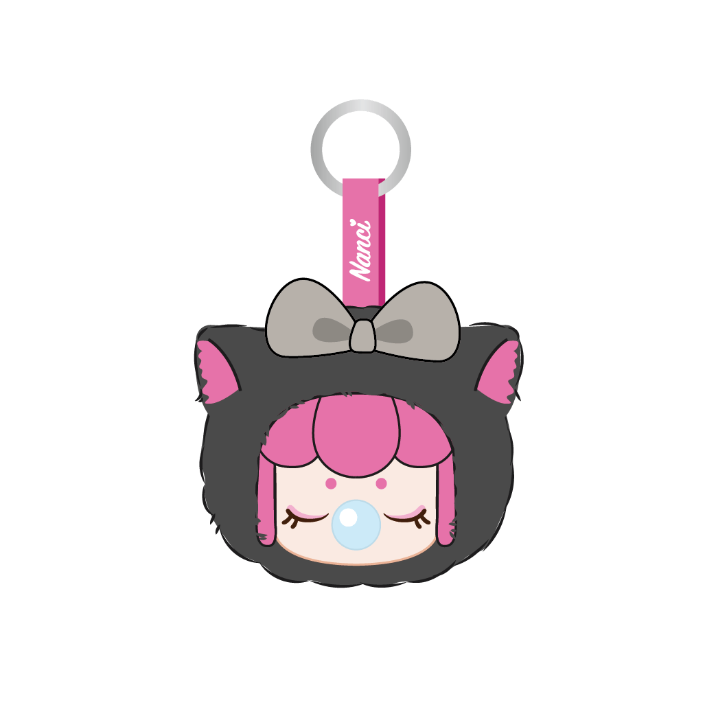 Robotime Nanci Plush Pendant Bag Charms: Bear, Bunny, Kitty Kitty Kawaii Gifts