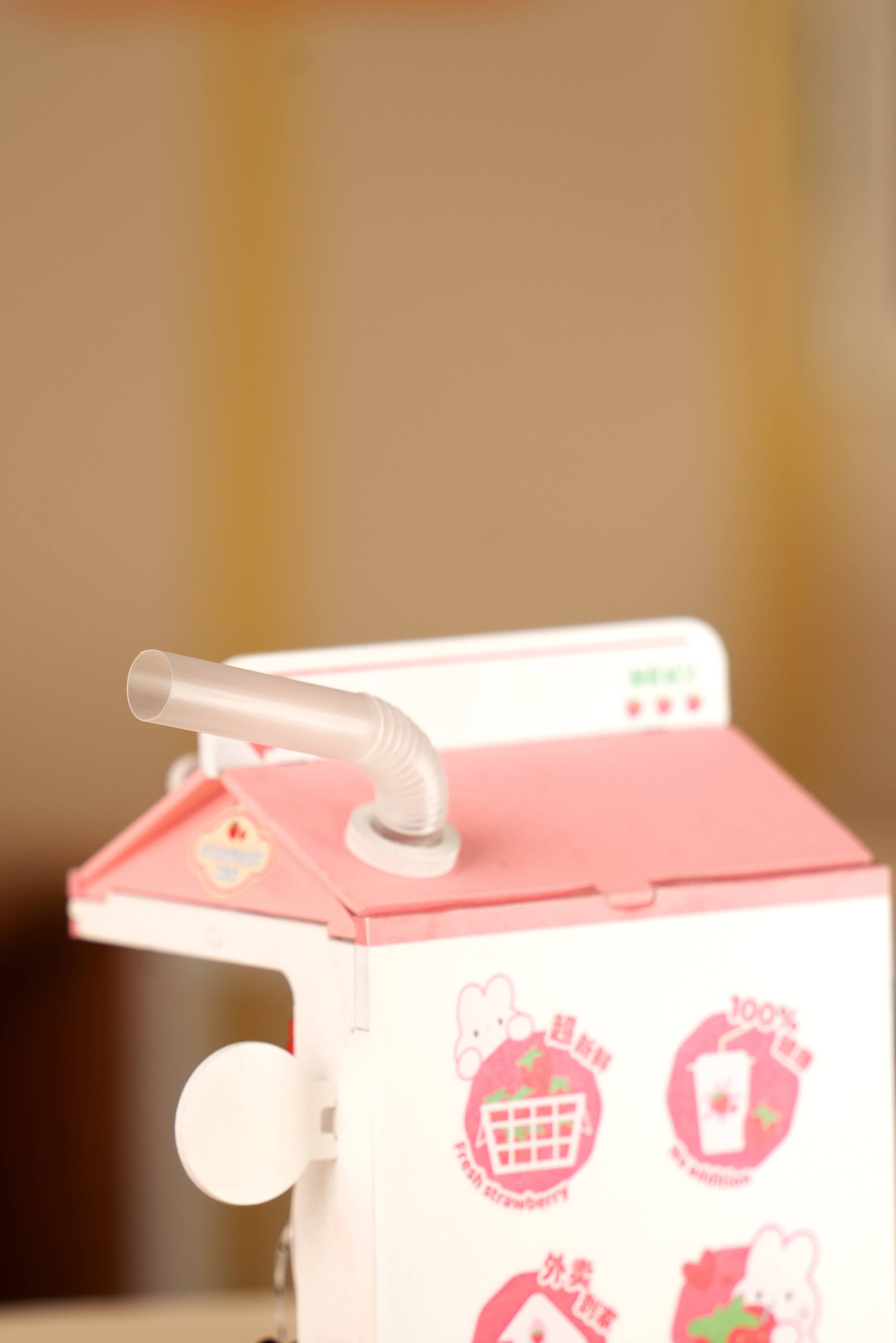 Robotime Strawberry Milk Box ROBOTIME Rolife DIY Miniature House Kawaii Gifts 6946785119886