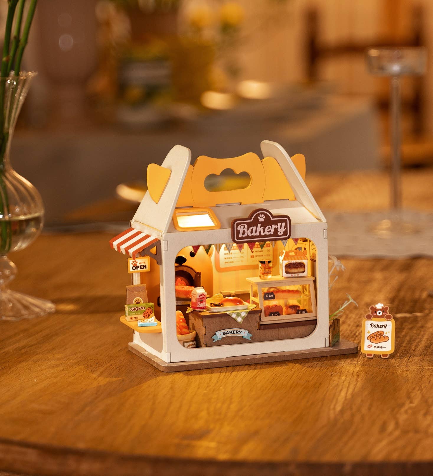 Robotime Teddy's Breadbox ROBOTIME Rolife DIY Miniature House Kawaii Gifts 6946785119664