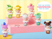 Robotime Baby Nanci Milk Tea with Glow in the Dark Ice Cubes Surprise Figures Blind Box Kawaii Gifts