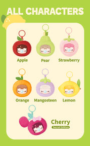 Robotime Nanci's Fruit Mood Surprise 4.5" Plush Bag Charm Blind Box Kawaii Gifts