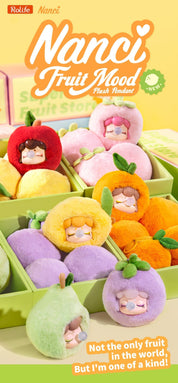 Robotime Nanci's Fruit Mood Surprise 4.5" Plush Bag Charm Blind Box Kawaii Gifts