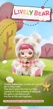 Robotime Rolife Charline Forest Hide & Seek Surprise 6.5" Plush Bag Charm Blind Box Kawaii Gifts