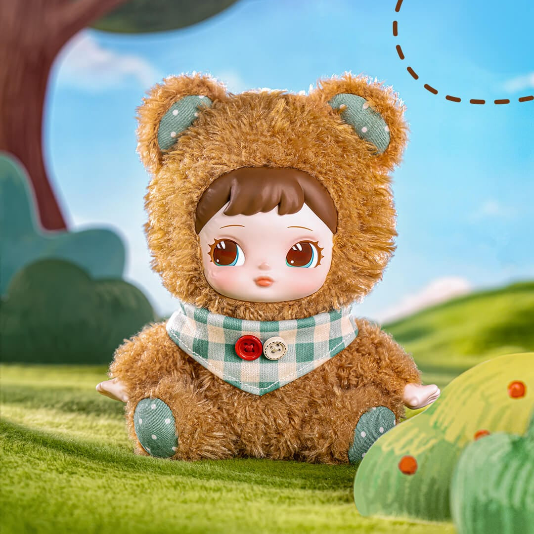 Robotime Rolife Charline Forest Hide & Seek Surprise 6.5" Plush Bag Charm Blind Box Kawaii Gifts