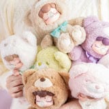 Robotime Rolife Nanci Colorful Chocolate Cutie Bears 7" Plushie Surprise Box Kawaii Gifts