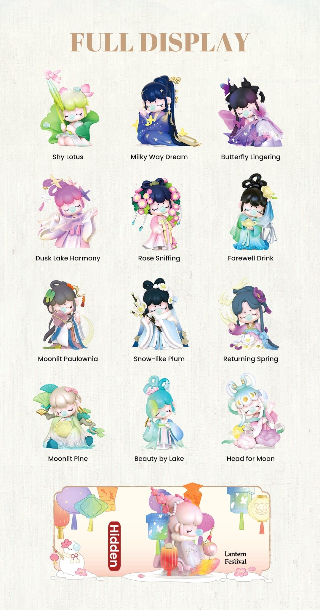 Nanci Poetic Beauty シリーズ　シークレット Rolife Nanci Poetic Beauty Surprise Box – Kawaii Gifts