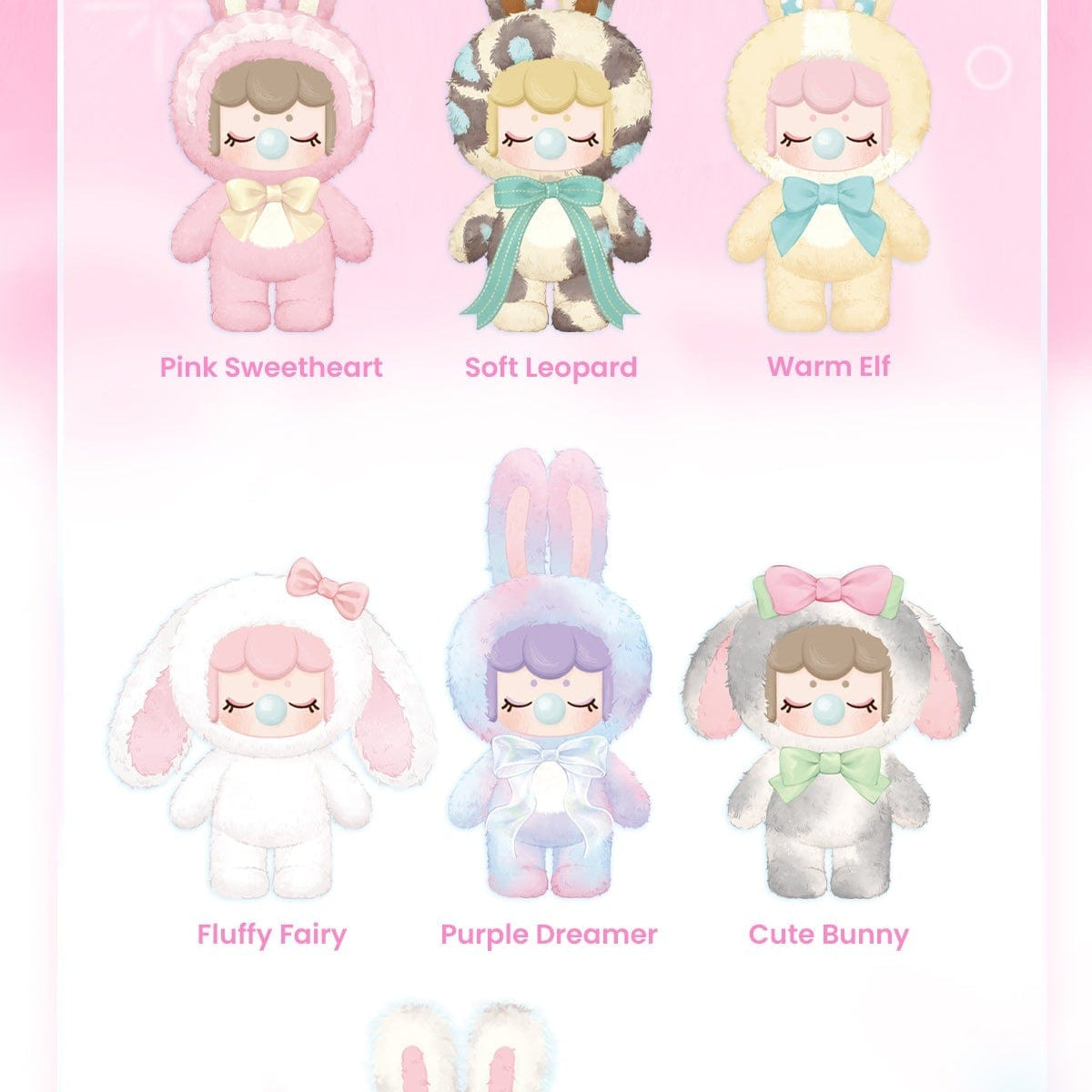 Robotime Rolife Nanci Shinning Bunny Posable 10" Plushie Surprise Box Kawaii Gifts