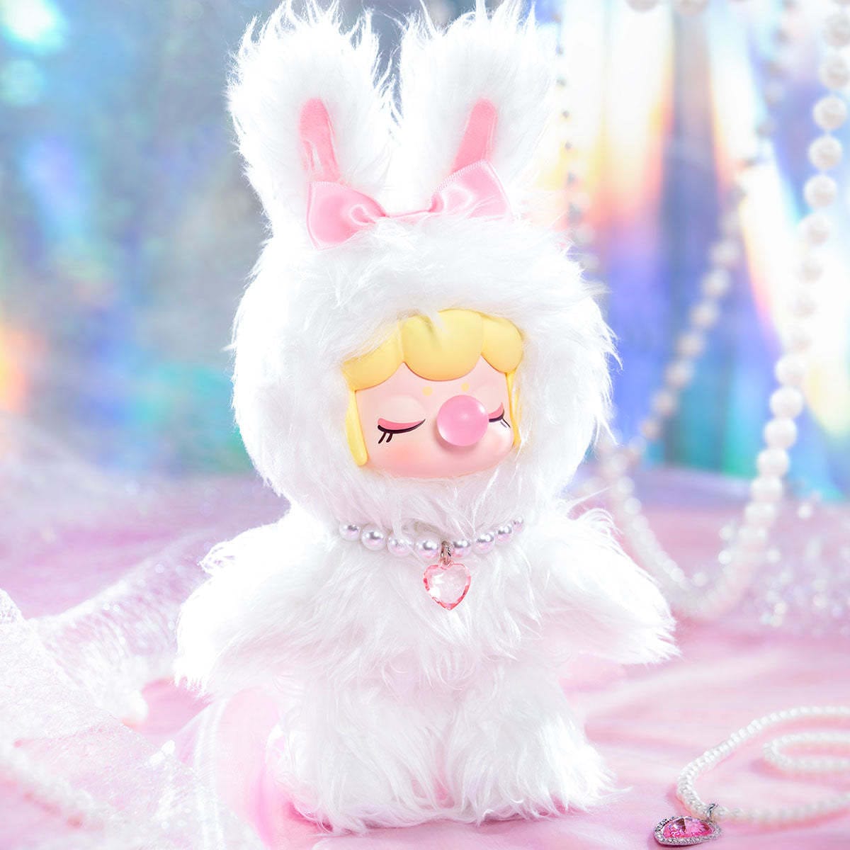 Robotime Rolife Nanci Shinning Bunny Posable 10" Plushie Surprise Box Kawaii Gifts