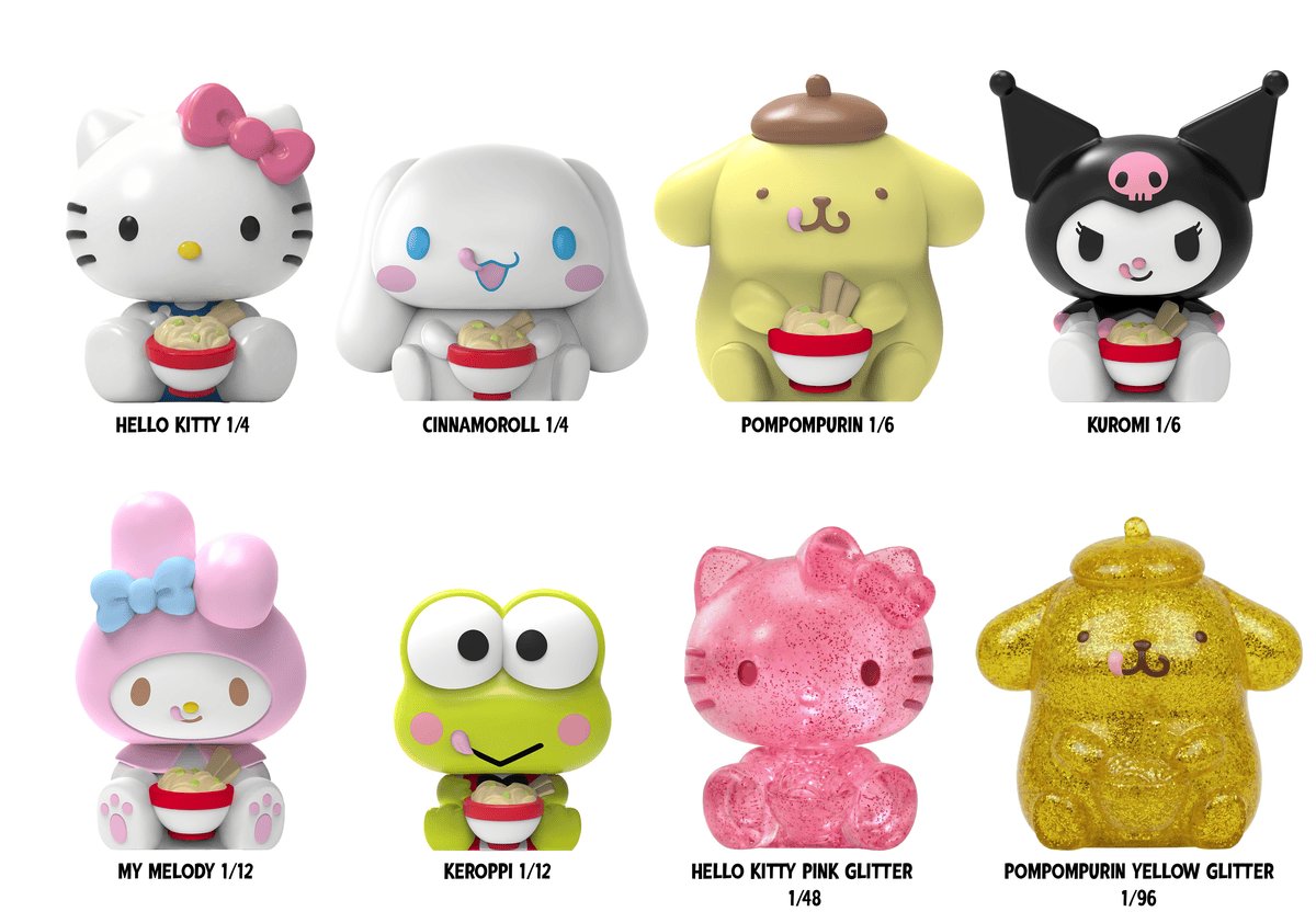 Rokimoto Hello Kitty & Friends Cup of Fun Rokimoto Surprise Figure Blind Ramen Cup S.1 Kawaii Gifts 850068675654