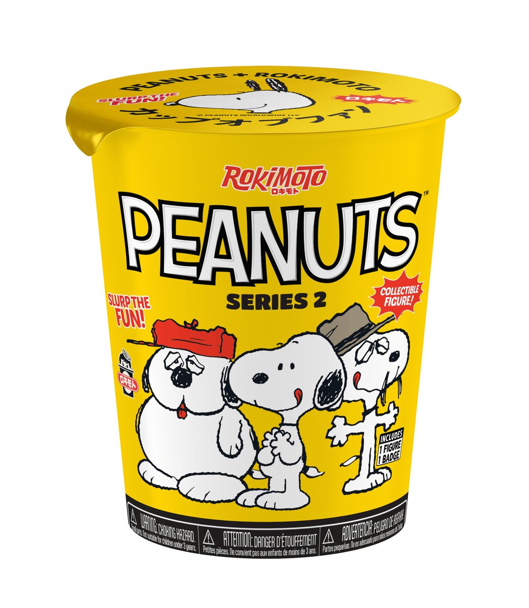 Rokimoto Snoopy Peanuts Cup of Fun Rokimoto Surprise Figure Blind Ramen Cup S.2 Kawaii Gifts 850068675579