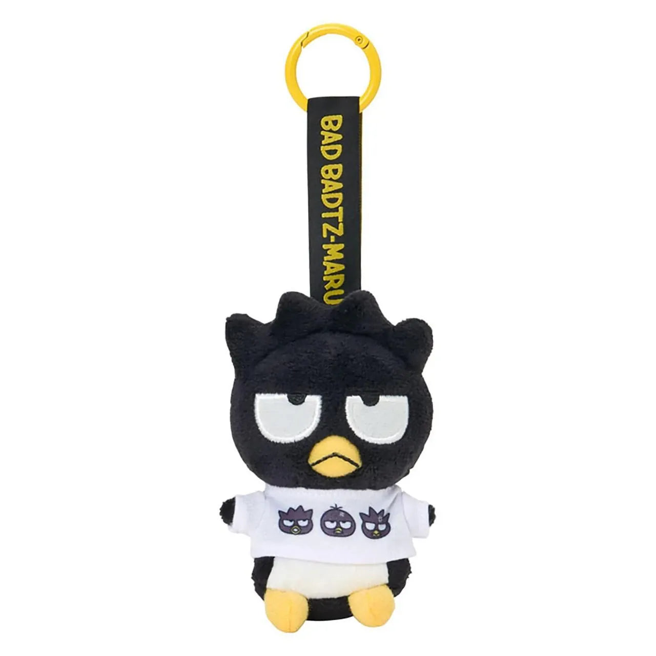 Sanrio Funny Face Bad Batzu Maru 4.5" Plush Mascot Bag Charm