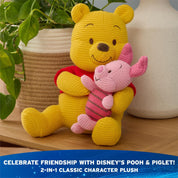 Spin Master Disney Winnie the Pooh & Piglet 10" Knit Plush Set Kawaii Gifts 681147039544