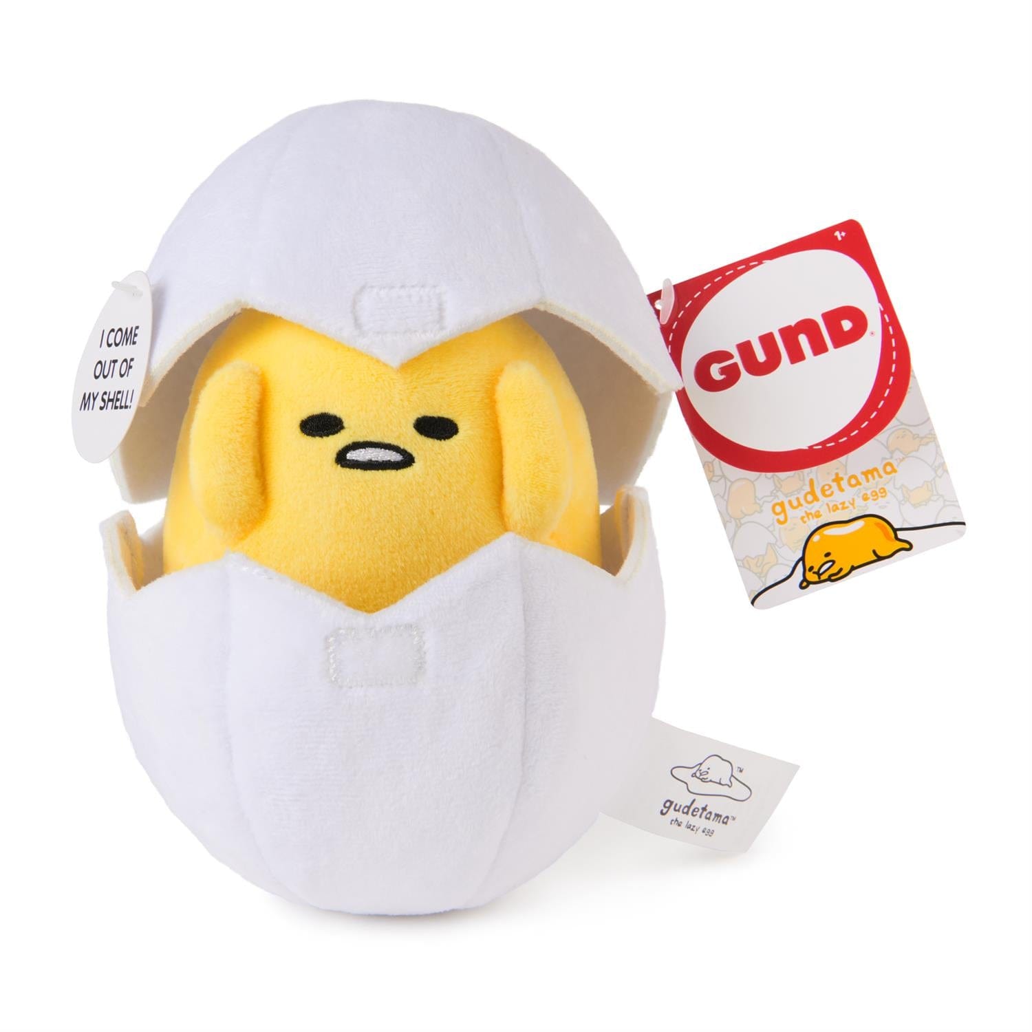 Spin Master Gudetama In Eggshell 5" Plush Kawaii Gifts 681147045071