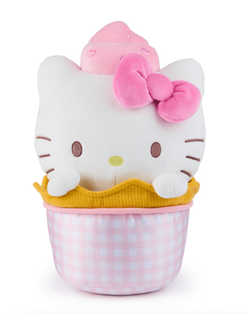 Spin Master Hello Kitty 10" Ice Cream Cup Plush Kawaii Gifts