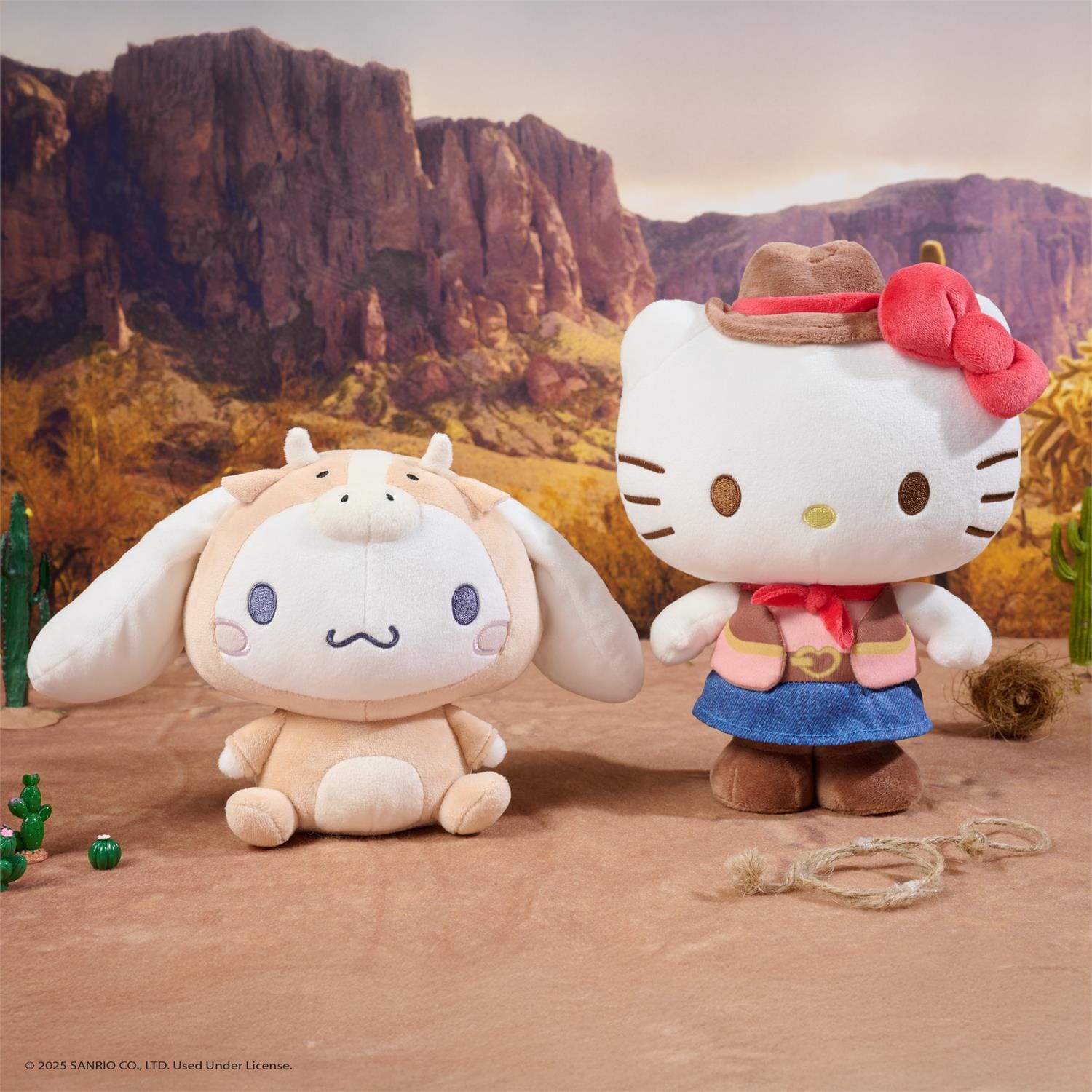 Hello Kitty Cowgirl & Cinnamoroll Rodeo Bull Plushies – Kawaii Gifts