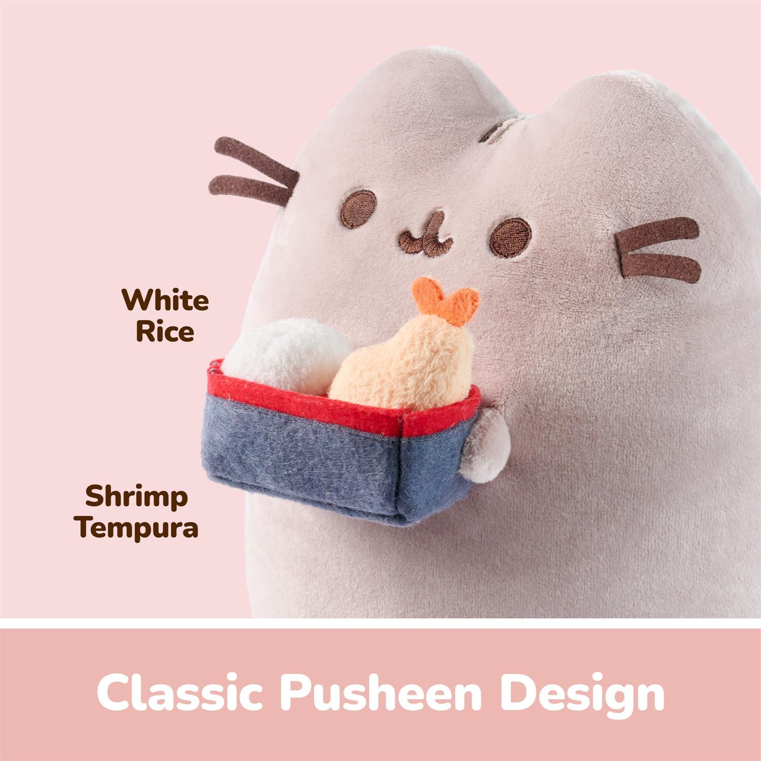 Spin Master Pusheen Bento Box 9.5" Plush Kawaii Gifts 681147089068