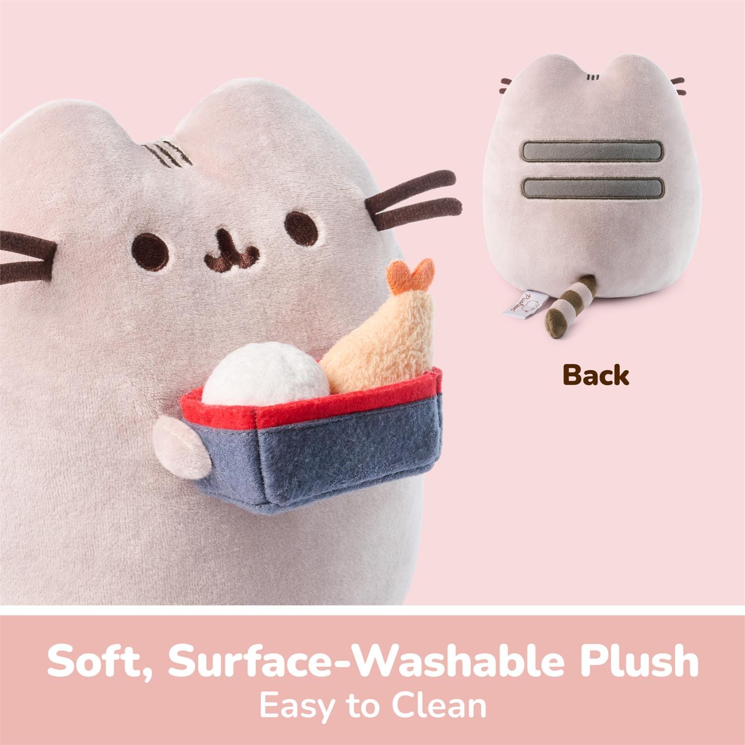 Spin Master Pusheen Bento Box 9.5" Plush Kawaii Gifts 681147089068