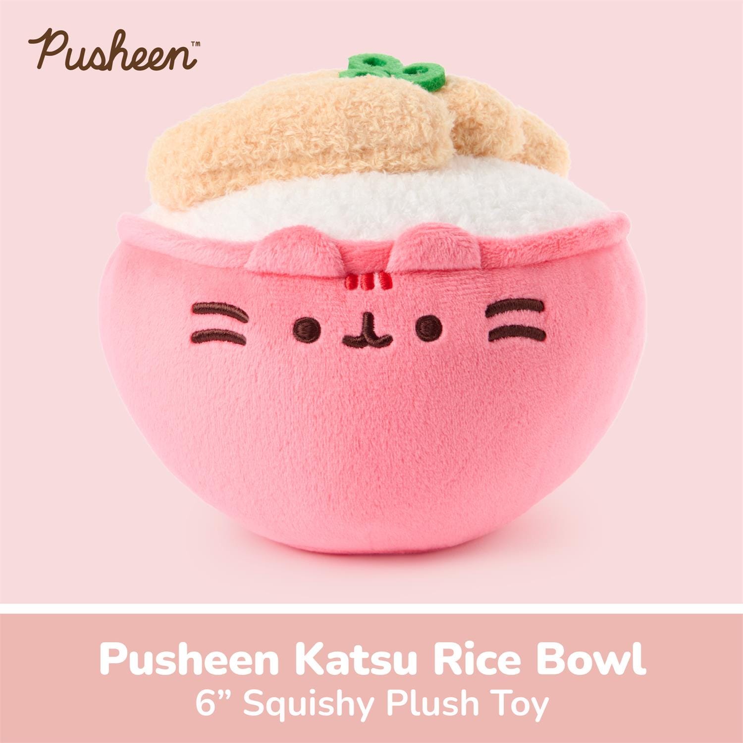 Spin Master Pusheen Bento Sushi Rice Bowl 6" Plush Kawaii Gifts 681147089099