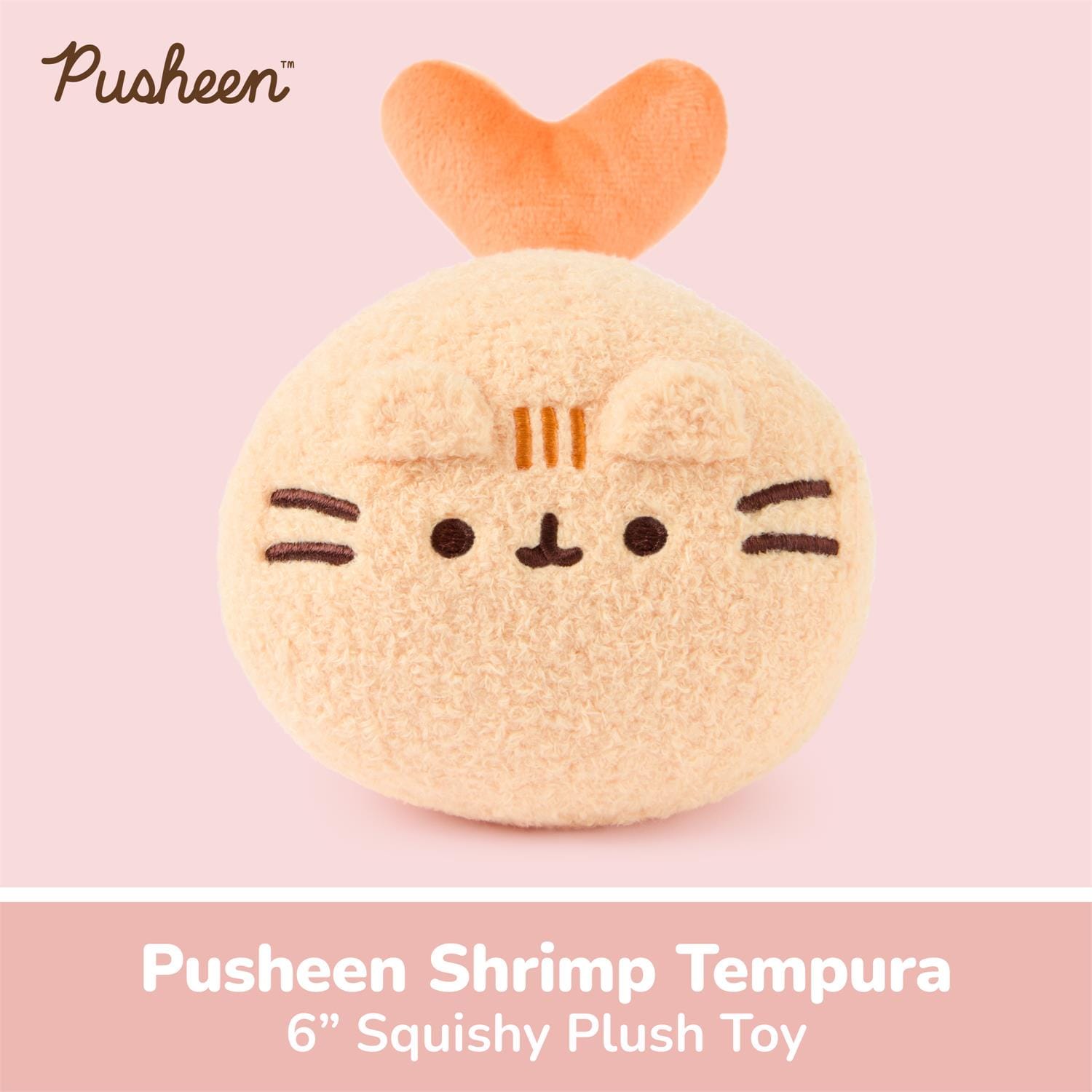Spin Master Pusheen Shrimp Tempura 6" Plush Kawaii Gifts 681147089082