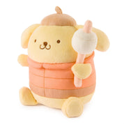 Spin Master Sanrio Camping Outfits Plushies: Cinnamoroll, Pompompurin and Hello Kitty 6" Pompompurin Kawaii Gifts 681147103603
