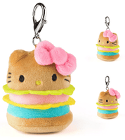 Spin Master Hello Kitty and Friends Surprise 4" Fast Food Plush Keychain Kawaii Gifts 681147040724