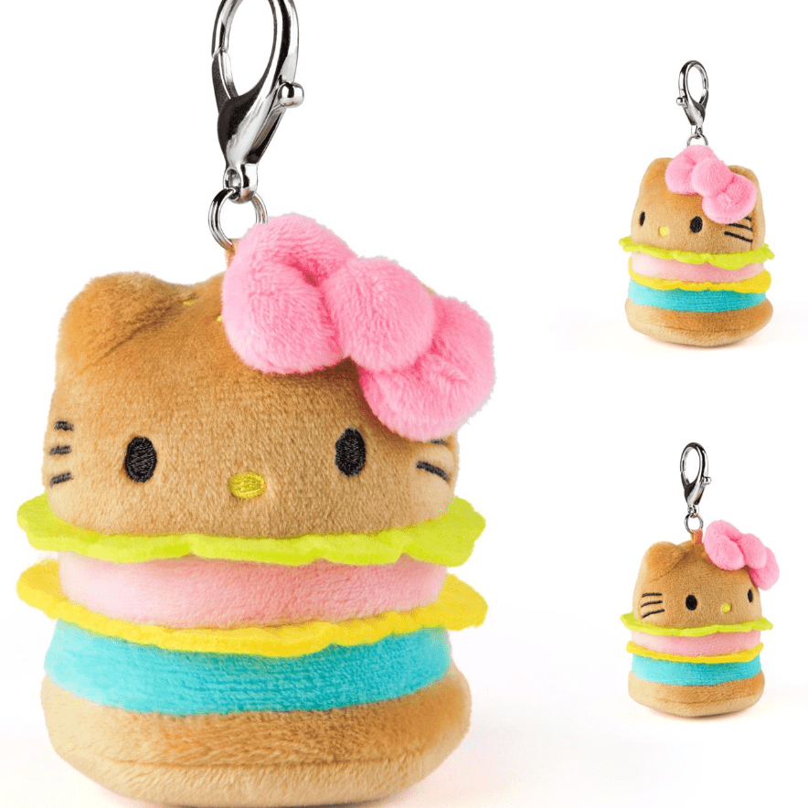 Spin Master Hello Kitty and Friends Surprise 4" Fast Food Plush Keychain Kawaii Gifts 681147040724