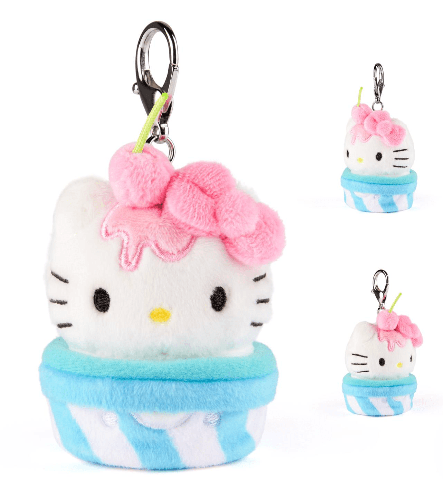 Spin Master Hello Kitty and Friends Surprise 4" Fast Food Plush Keychain Kawaii Gifts 681147040724