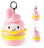 Spin Master Hello Kitty and Friends Surprise 4" Fast Food Plush Keychain Kawaii Gifts 681147040724