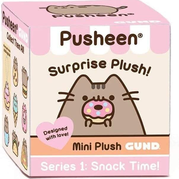 Spin Master Pusheen 3" Surprise Plushie Keychains: Snack Time Kawaii Gifts 028399086757