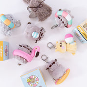 Spin Master Pusheen Surprise Plush Keychain Series #10: Lazy Summer Kawaii Gifts