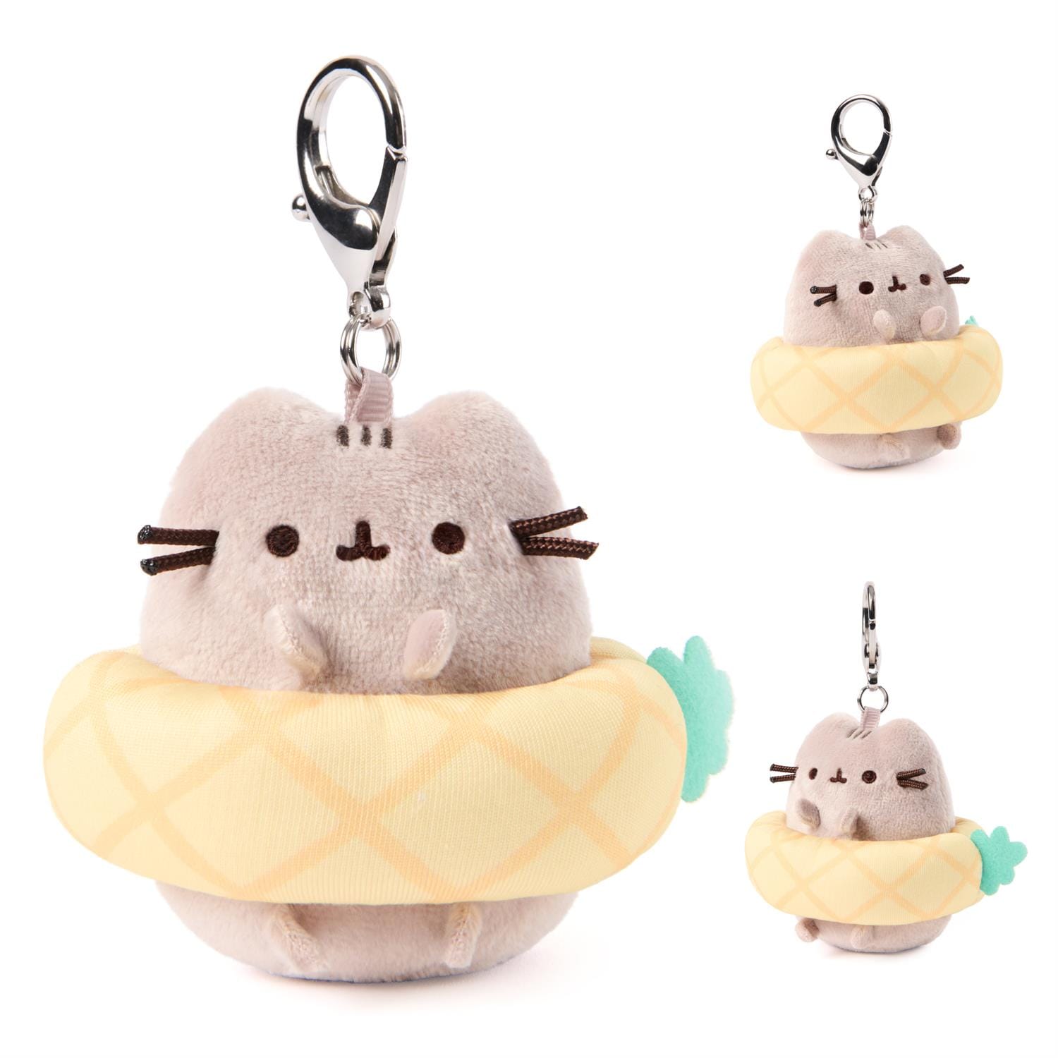 Spin Master Pusheen Tropical Vacation 3" Plush Keychain Surprise Box: Series 26 Kawaii Gifts 681147107885