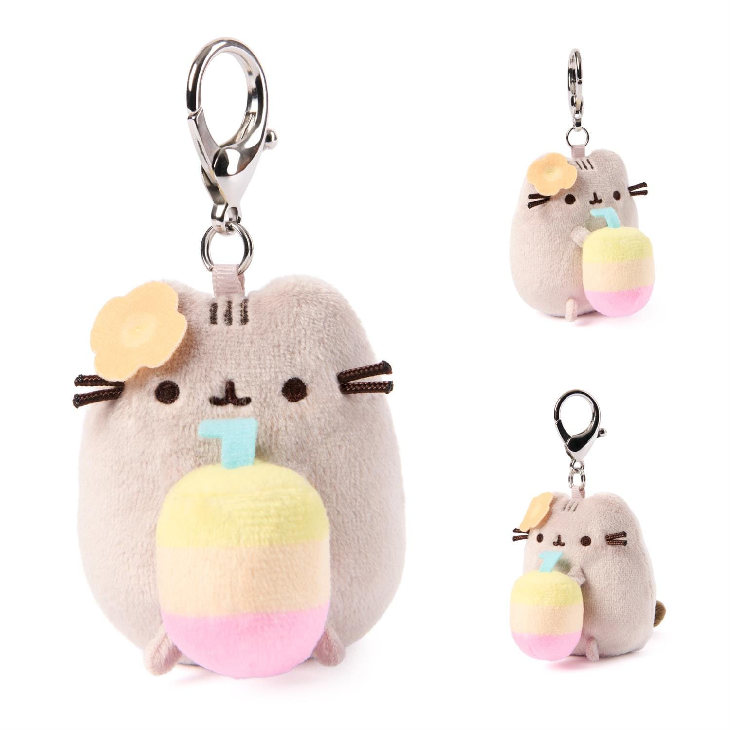 Spin Master Pusheen Tropical Vacation 3" Plush Keychain Surprise Box: Series 26 Kawaii Gifts 681147107885