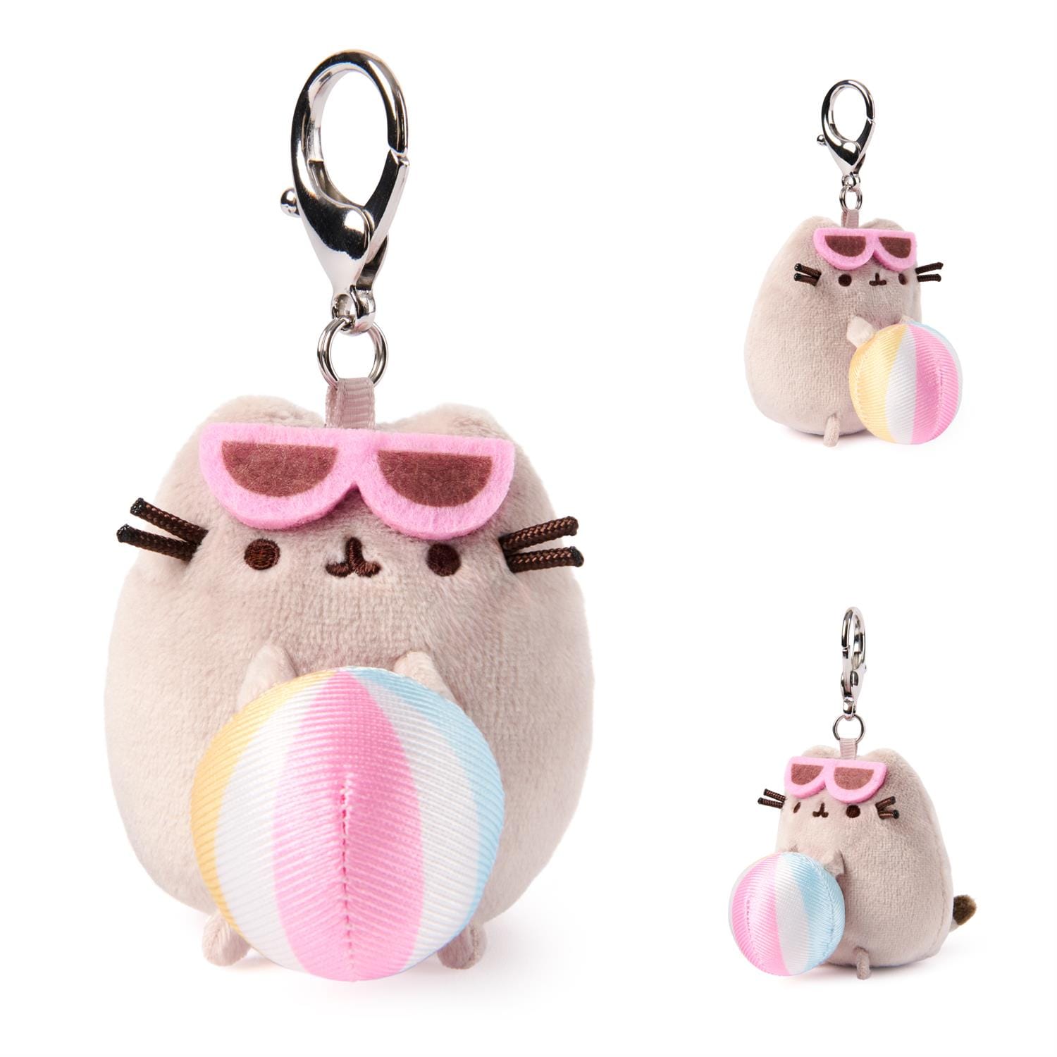 Spin Master Pusheen Tropical Vacation 3" Plush Keychain Surprise Box: Series 26 Kawaii Gifts 681147107885