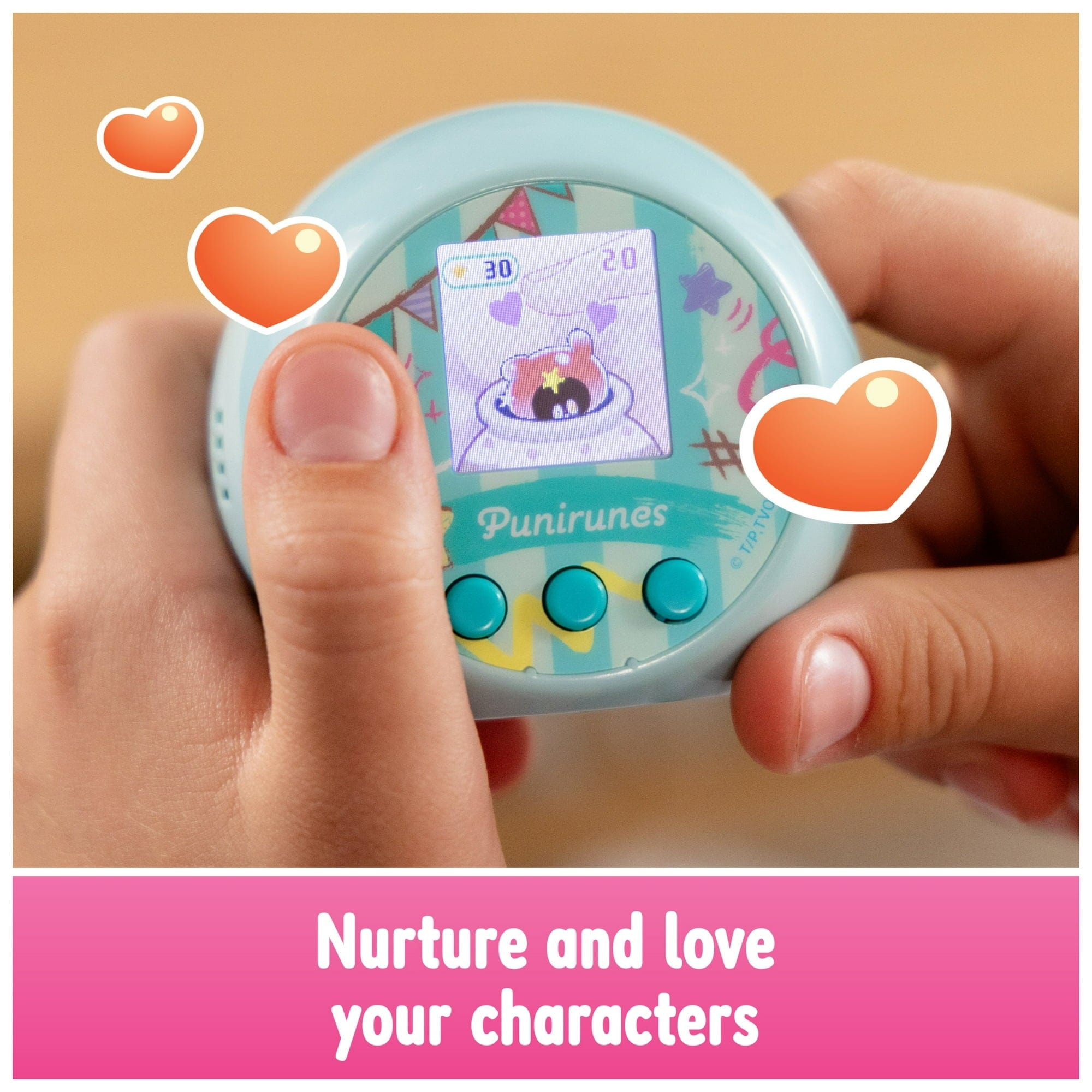 Spin Master Punirunes Digital Pet Squishy Tamagotchi Kawaii Gifts 681147036345