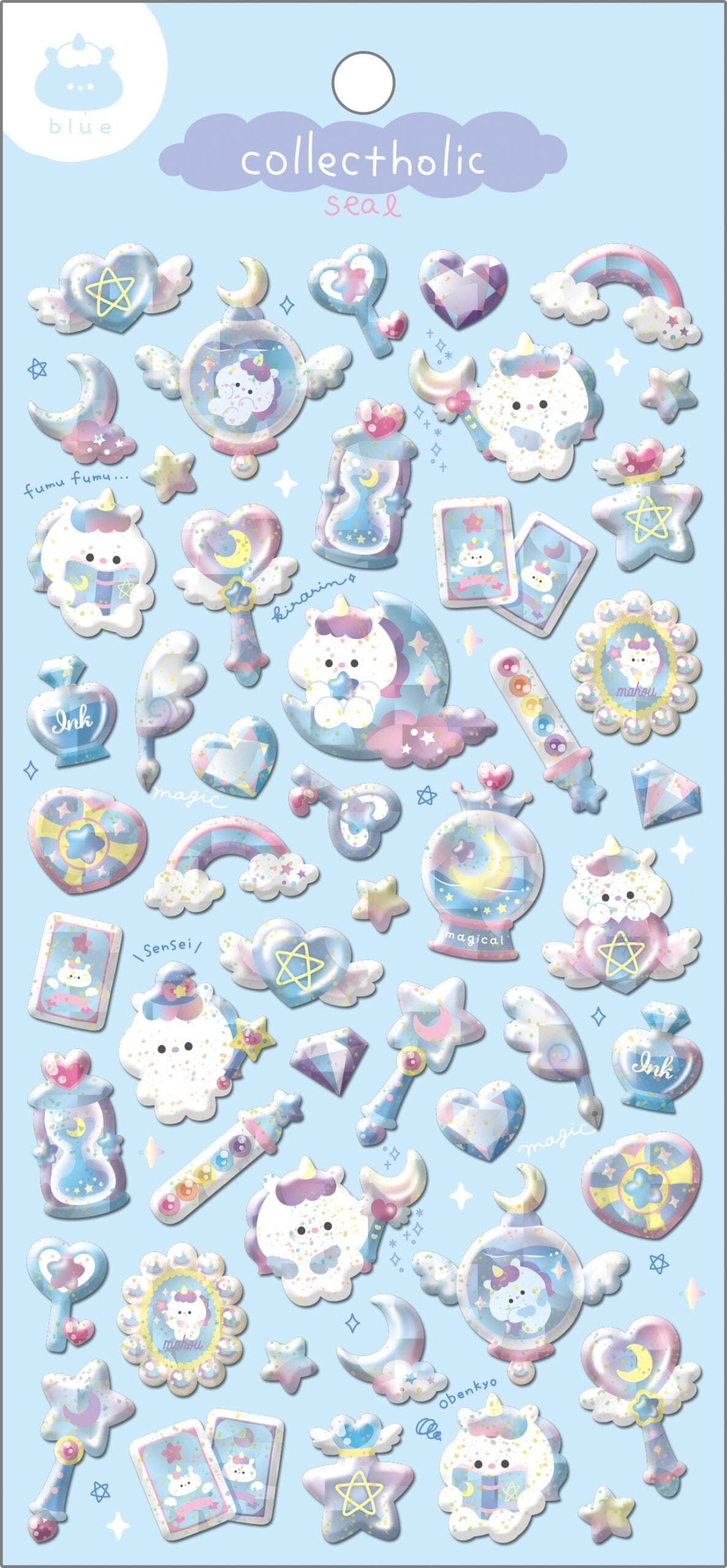 Spoon Inc Collect Hollic Stickers Blue Kawaii Gifts