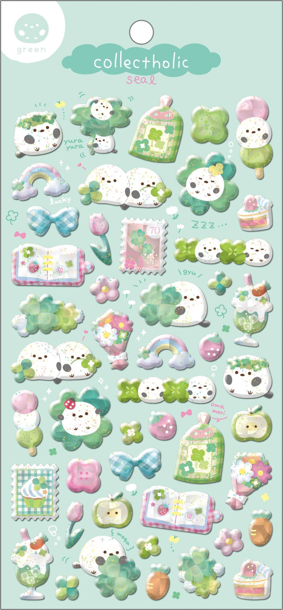 Spoon Inc Collect Hollic Stickers Green Kawaii Gifts