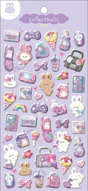 Spoon Inc Collect Hollic Stickers Purple Kawaii Gifts
