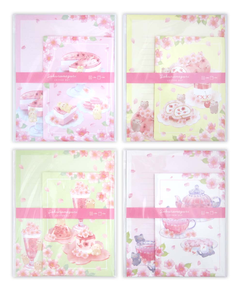 Spoon Inc Kyowa Sakura Sweets Letter Set Surprise Kawaii Gifts