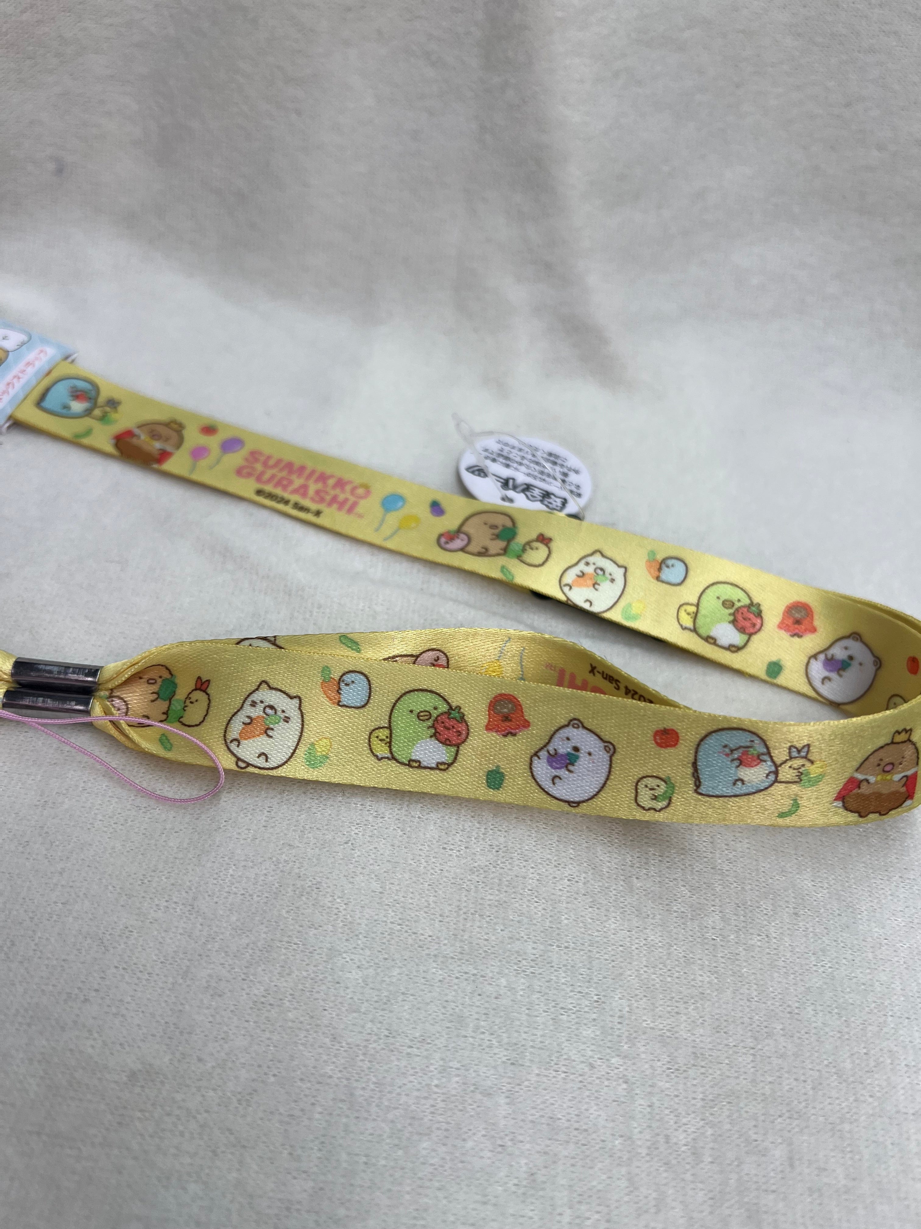 Spoon Inc Sumikko Gurashi Lanyard Tabemono Okoku Kawaii Gifts 4571542983558